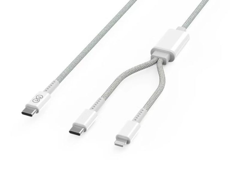 2in 1 FAST CABLE USB-C To (C+L) 2.4A