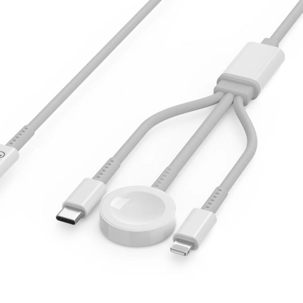 3in 1 FAST CABLE USB-C To (C+L+Watch) 2.4A