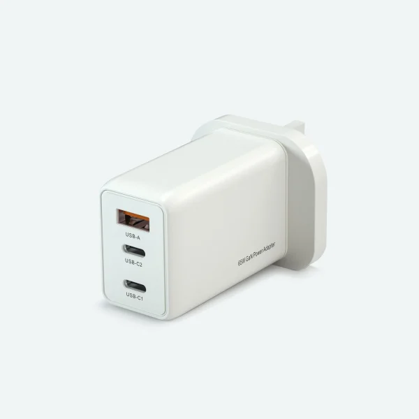 Monarch Power Pro 65 Watt 3in1 HOME CHARGER 2 USB C 1 USB A